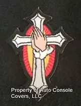 Cross With Praying Hands 3" (Patch Only)