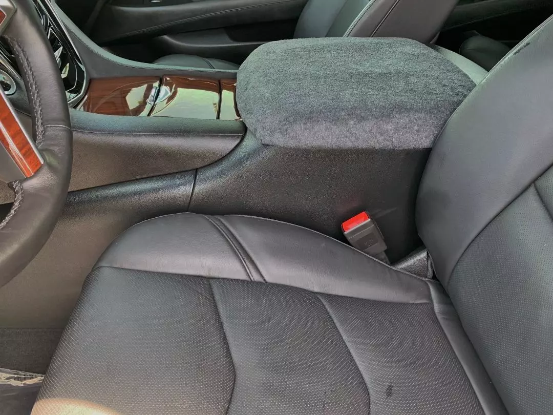 Buy Center Console Armrest Cover fits the Chevy Silverado 1500 2007-2013- Fleece Material