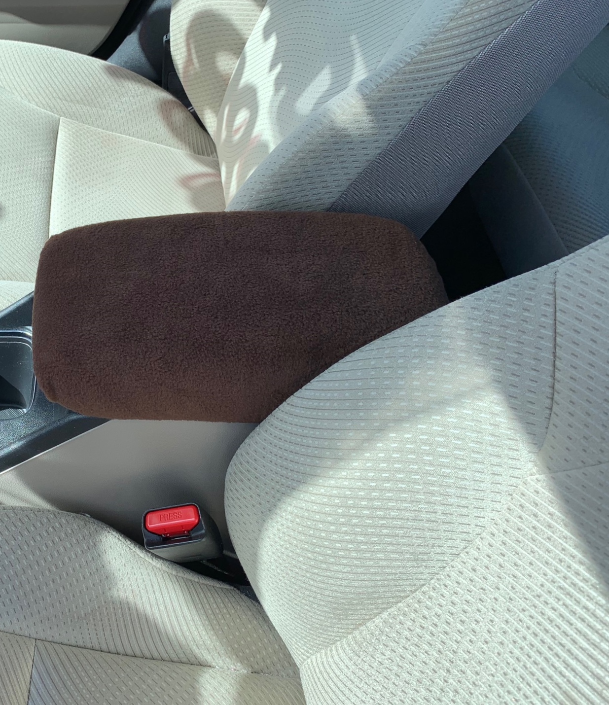 Buy Center Console Armrest Cover fits the Cadillac STS 2005-2011- Fleece Material
