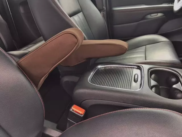 Buy Auto Armrest Covers -Fits the Dodge Grand Caravan 2012-2020- Fleece material (PAIR)