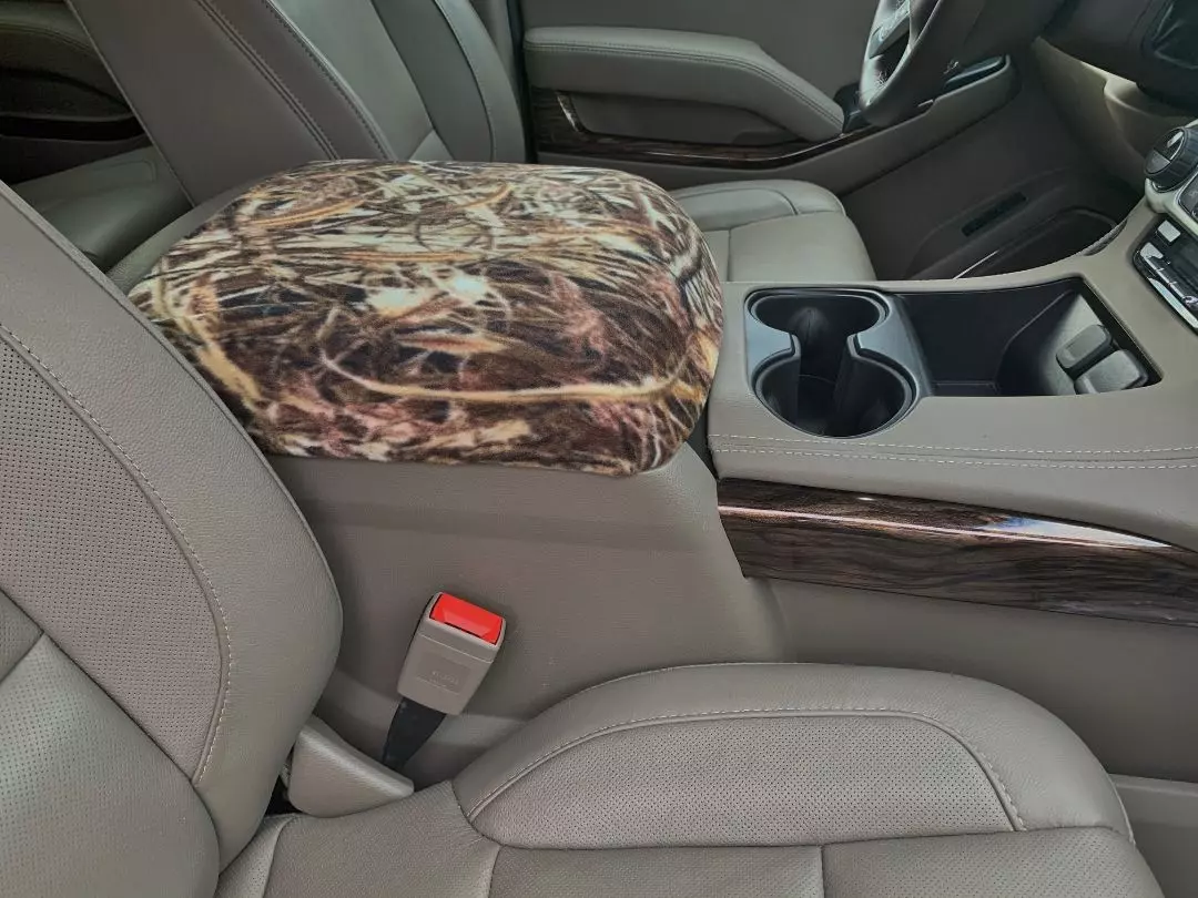 Buy Fleece Center Console Armrest Cover fits the 2019-2022 Chevy Silverado ( All Models & Trim Levels with True Center Console)