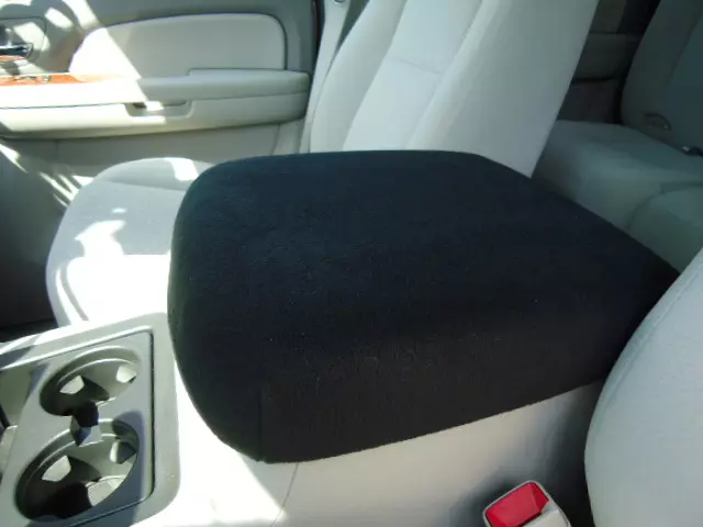 Buy Center Console Armrest Cover fits the Chevy Silverado 3500HD 2007-2013- Fleece Material