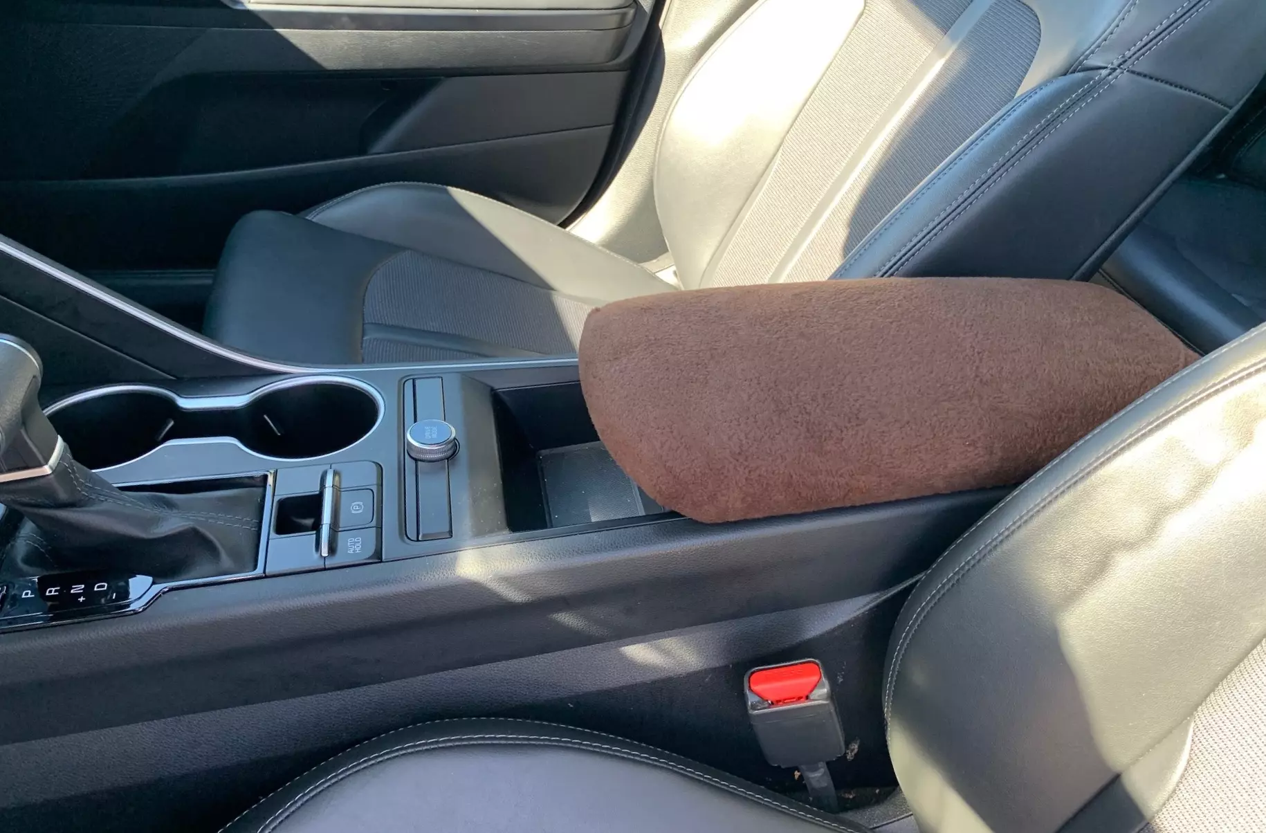 Buy Center Console Armrest Cover fits the Kia K5 2021-2022- Fleece Material