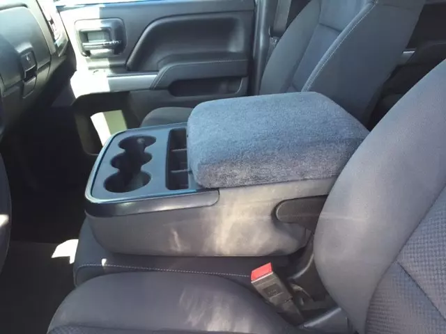 Buy Center Console Armrest Cover Fits the Chevy Silverado 3500HD 2014-2019-All Models & Trims with 40/20/40 front seats -Fleece Material​ 