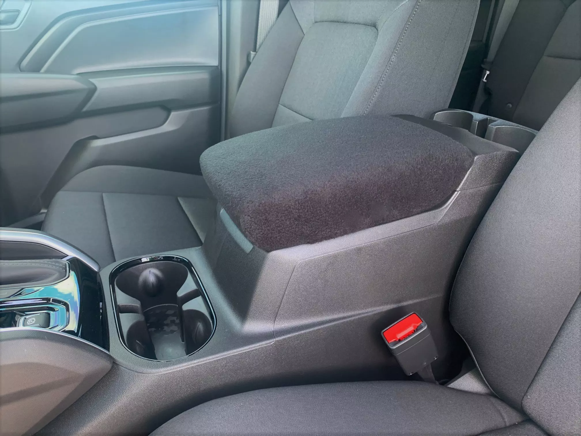 Buy Center Console Armrest Cover fits the Chevy Colorado 2023-2024 Fleece Material