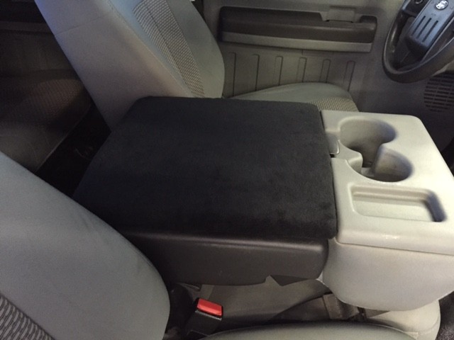 Buy Fleece Center Console Armrest Cover fits the Ford F150 20152021 Fold down middle seat with