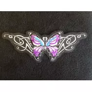 Lavender Butterfly with Wings Patch