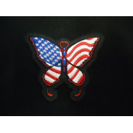 FLAG BUTTERFLY PATCH