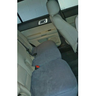 Rear Split Bench Bottom Seat Covers- Fleece