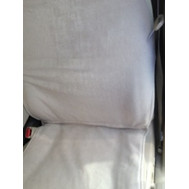 Fleece Slip-On Pancho Bucket Seat Cover (1)-Tan