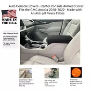 Fleece Console Cover - GMC Acadia 2018-2020