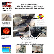 Fleece Armrest Cover - Honda CR-V Armrest 2009-14