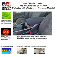 Buy Neoprene Center Console Cover Fits the Chevy Volt 2015-2019