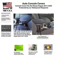 Neoprene Console Cover - Nissan Rogue 2015-2020