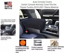 Buy Fleece Center Console Armrest Cover fits the Toyota Tundra 2010-2021 (All Models with Front Bucket Seats)