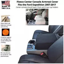 Buy Fleece Center Console Armrest Cover - Ford Expedition 2007-2017