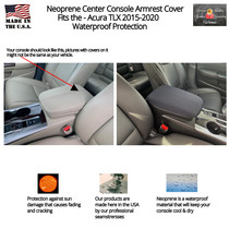 Buy Neoprene Center Console Armrest Cover fits the Acura TLX 2015-2020
