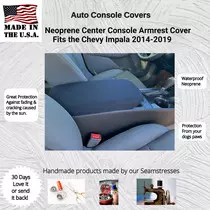 Buy Neoprene Center Console Armrest Covers fits the Chevrolet Impala 2014-2019