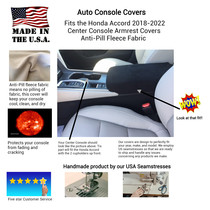 Buy Fleece Center Console Armrest Cover fits the Honda Accord 2018-2022