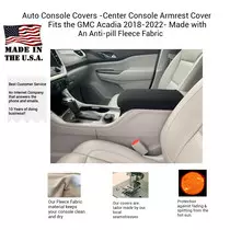 Buy Fleece Center Console Cover fits the GMC Acadia 2018-2022
