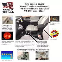 Buy Center Console Armrest Cover Fits the Honda CR-V 2017-2022- Fleece Material