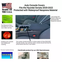 Buy Neoprene Center Console Armrest Cover fits the Hyundai Sonata 2020-2022