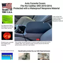 Buy Center Console Armrest Cover Fits the Cadillac SRX 2010-2016- Neoprene Material