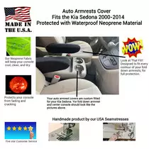 Buy Auto Armrest Covers -Fits the Kia Sedona 2000-2014- Neoprene material (1 pair)