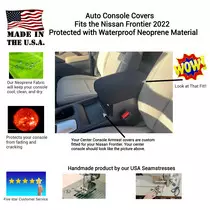 Buy Neoprene Center Console Armrest Cover fits the Nissan Frontier 2022