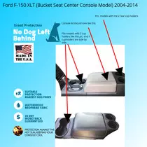 Neoprene Center Console Armrest Cover - Ford F-150 XLT (2004-2014)