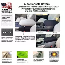 Buy Neoprene Center Console Armrest Cover fits the Cadillac XT6 2020-2023