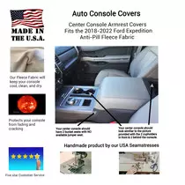 Buy Fleece Center Console Armrest Cover fits the Ford Expedition 2018-2022