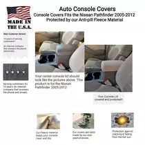 Buy Fleece Center Console Cover fits the Nissan Pathfinder 2005-2012