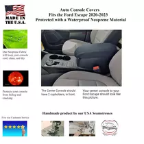 Buy Neoprene Center Console Armrest Cover Fits the Ford Escape 2020-2023