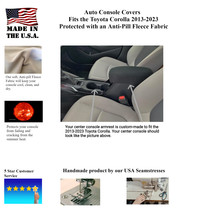 Buy Center Console Armrest Cover fits the Toyota Corolla 2013-2023- Fleece Material