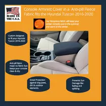 Buy Fleece Center Console Armrest Cover fits the Hyundai Tucson 2016-2020