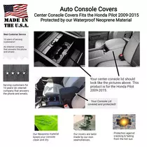 Buy Neoprene Center Console Armrest Cover fits the Honda Pilot 2009-2015