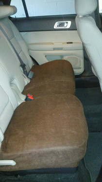 Rear Split Bench Bottom Seat Covers- Fleece Jeep Grand Cherokee 2010-17