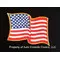 American Flag Patch 1 Wave Yellow Trim (Patch Only)